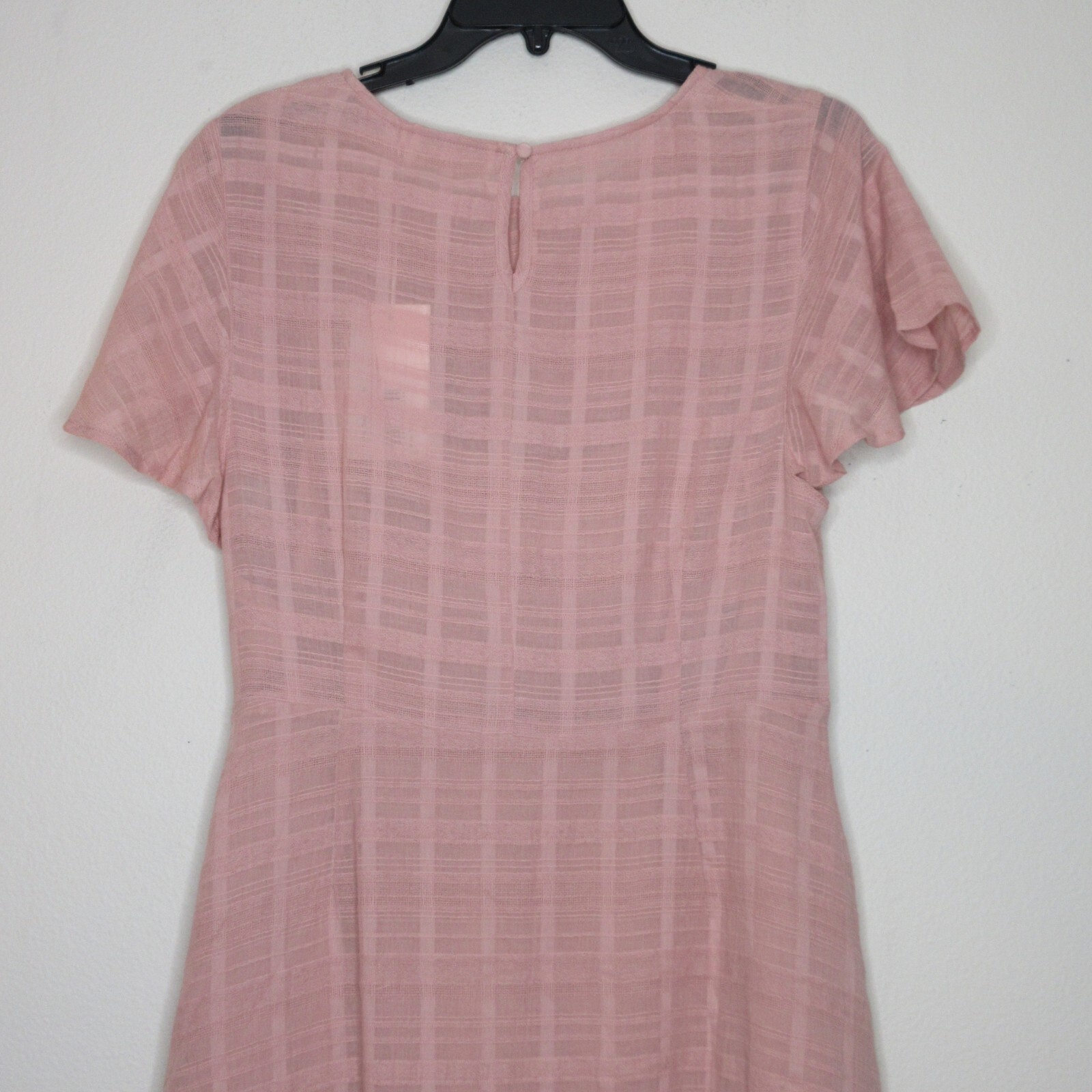 NWT Auguste The Label Women’s Pia Mini Dress Flutter Sleeve Dusty Pink US 12 B26