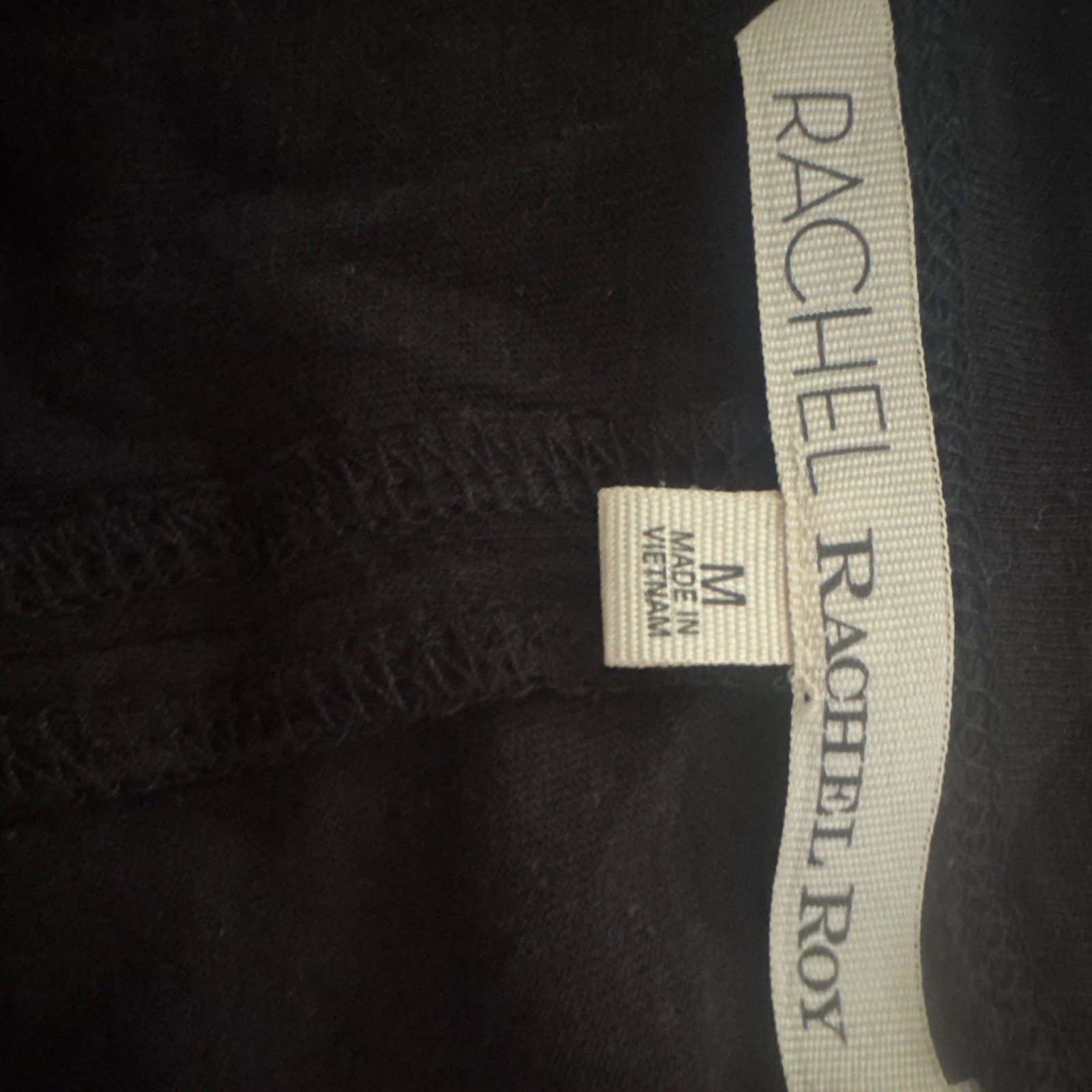 Rachel Roy Black Tank Dress Scoop Neck Sleeveless Short Size M
