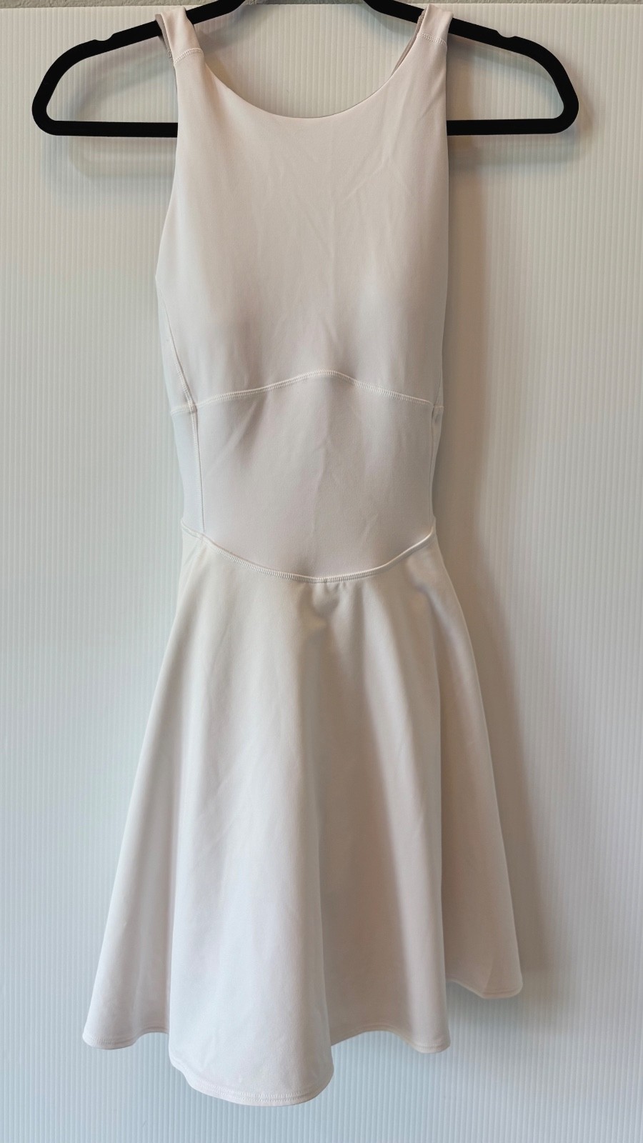 Lululemon Court Crush Tennis Dress Everlux Swift Built In Shorts Womens 6 White