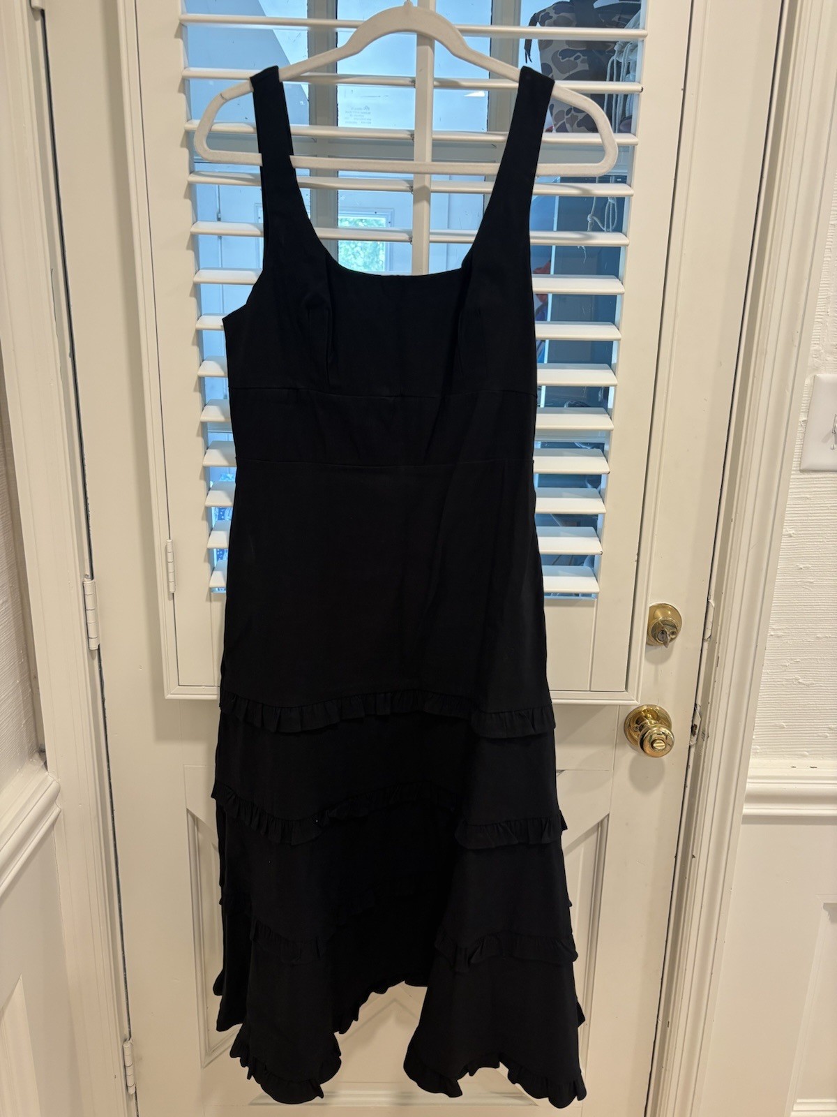 Anthropologie Blythe Square neck Midi