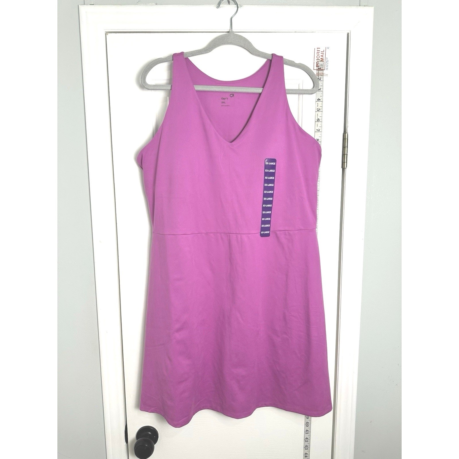GAP Women’s Shelf Bra Active Tank Tennis PICKLEBALL PURPLE Dress Pink Size XXL