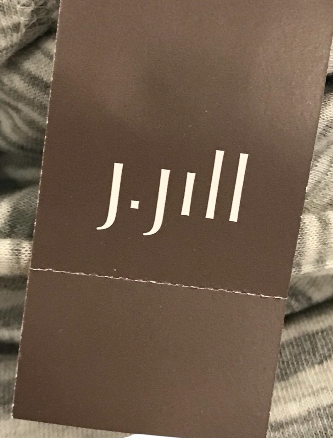 J Jill Soft 100% Cotton Hooded Stripe Hoodie Lightweight Sweatshirt Small