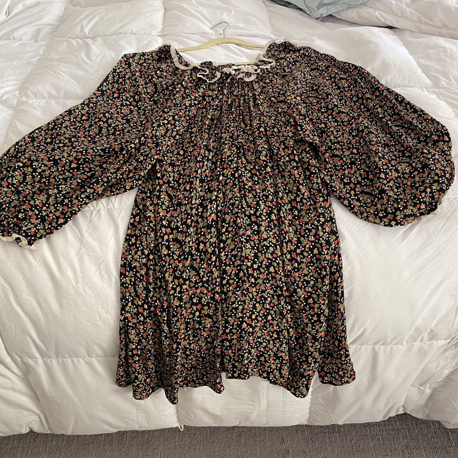 Doen Blix Dress Ink Montpellier Floral XL Rare