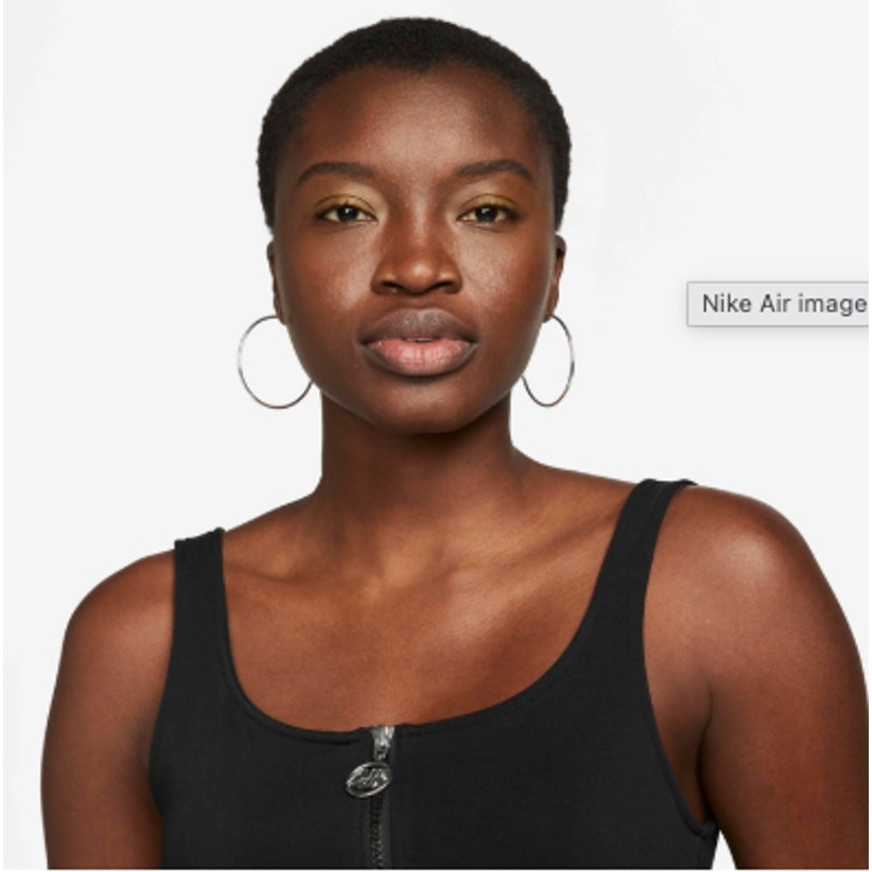 Nike Womens Nike Air Dress – Womens Black/White Size L