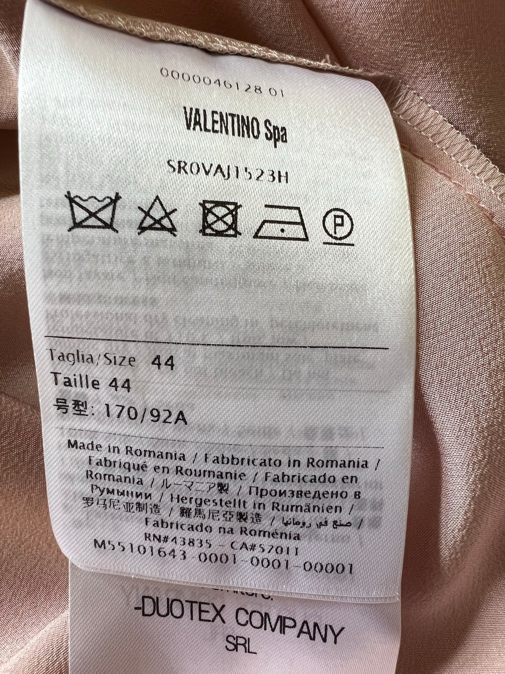 RED VALENTINO Pink Ruffle Silk Mini Dress Size 8 Feminine Boho Luxury