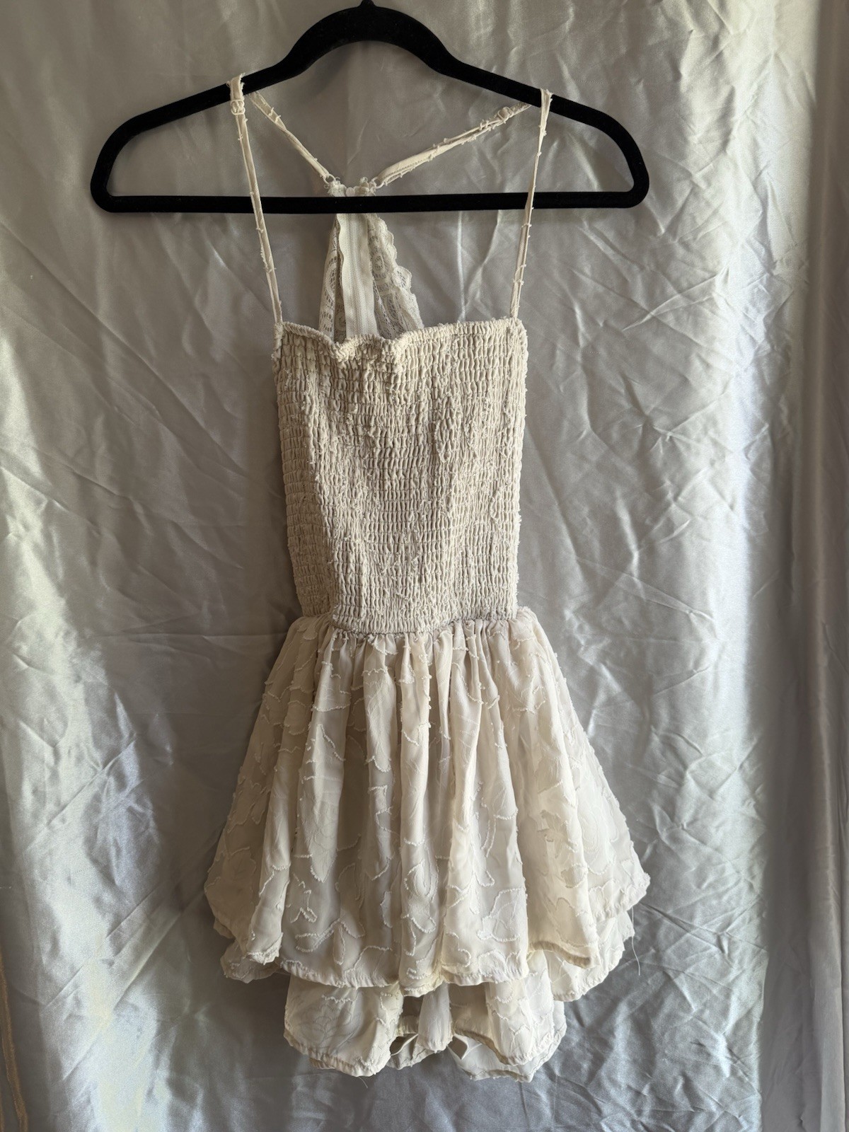 Rue 21 Smocked Textured Tiered Sun Dress Size Medium