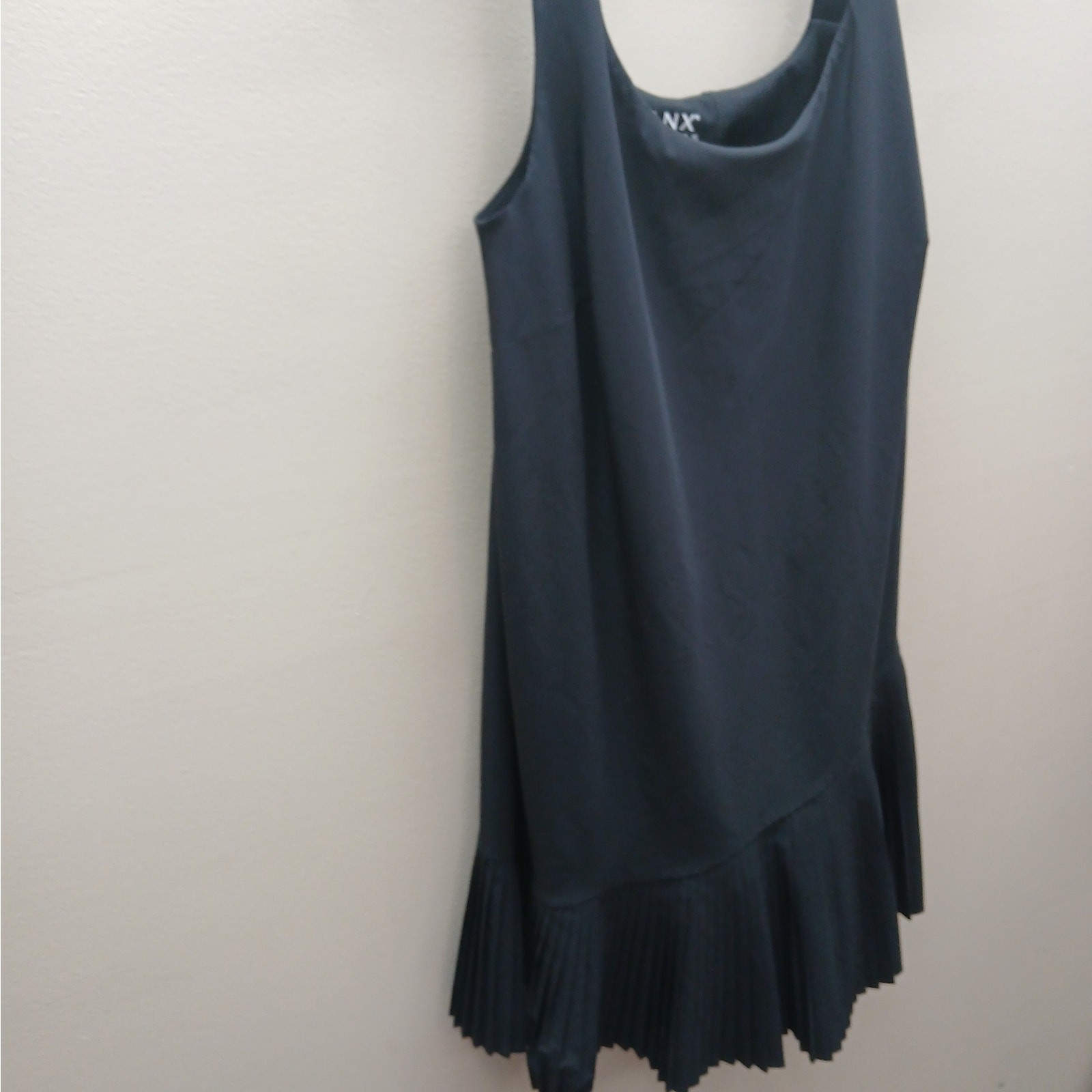 Spanx Yes Pleats Pleated Shorts Mini Tennis Dress Activewear Sporty Black Small