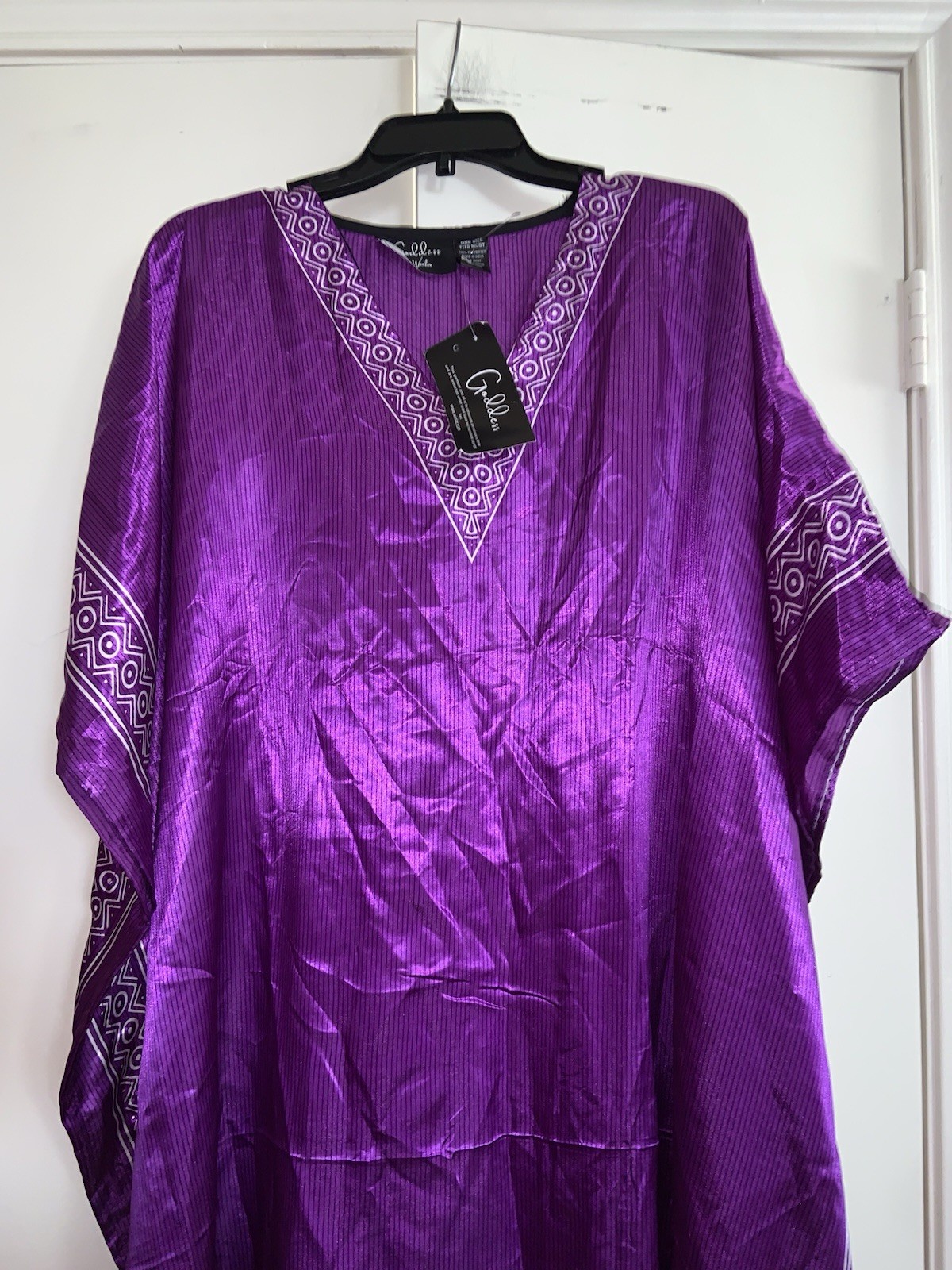 Goddess , Winlar long kaftan women satin dress one size Multi Colors