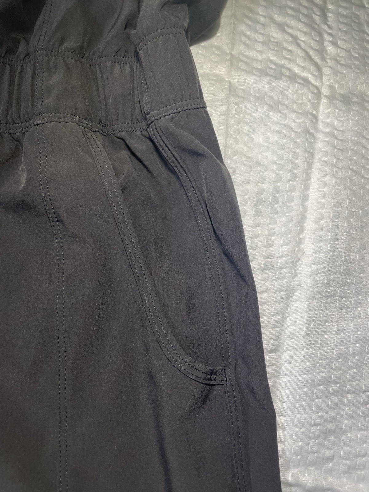 Patagonia Women’s Terra Black Tribal Print Dress Size XL Cross Back And Pockets