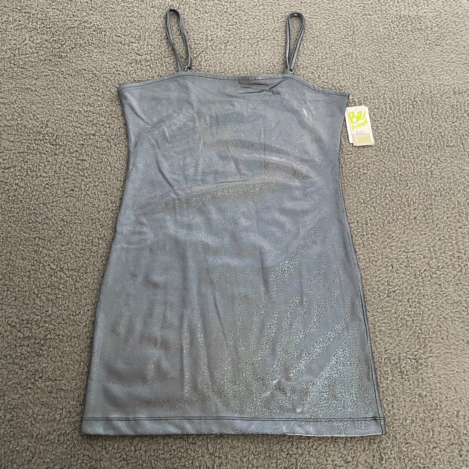 Be Proud by BP. Dress Womens Small Multicolor Rainbow Glitter Mini Casual