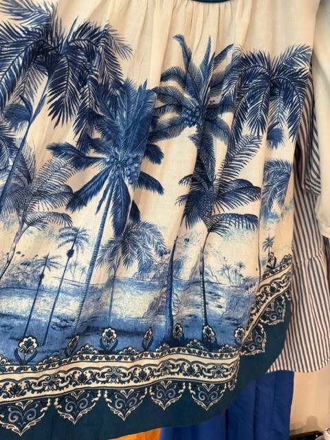Farm Rio Dress, XL, Palm Tree design, Perfect Condition!