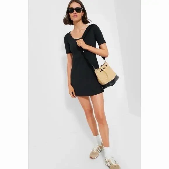 NWT Tuckernuck Women’s Rosemary Sport Dress Black Small $148 retail