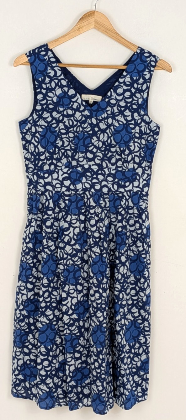 Women’s Seasalt Cornwall V-Neck Midi Dress Size UK 10 BNWT – E13