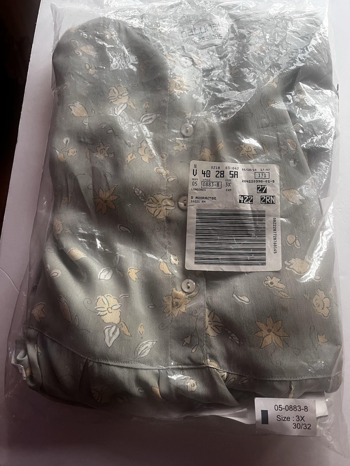 Natural Impressions 3X Dress Olive Lightweight/No Pocket Made In India