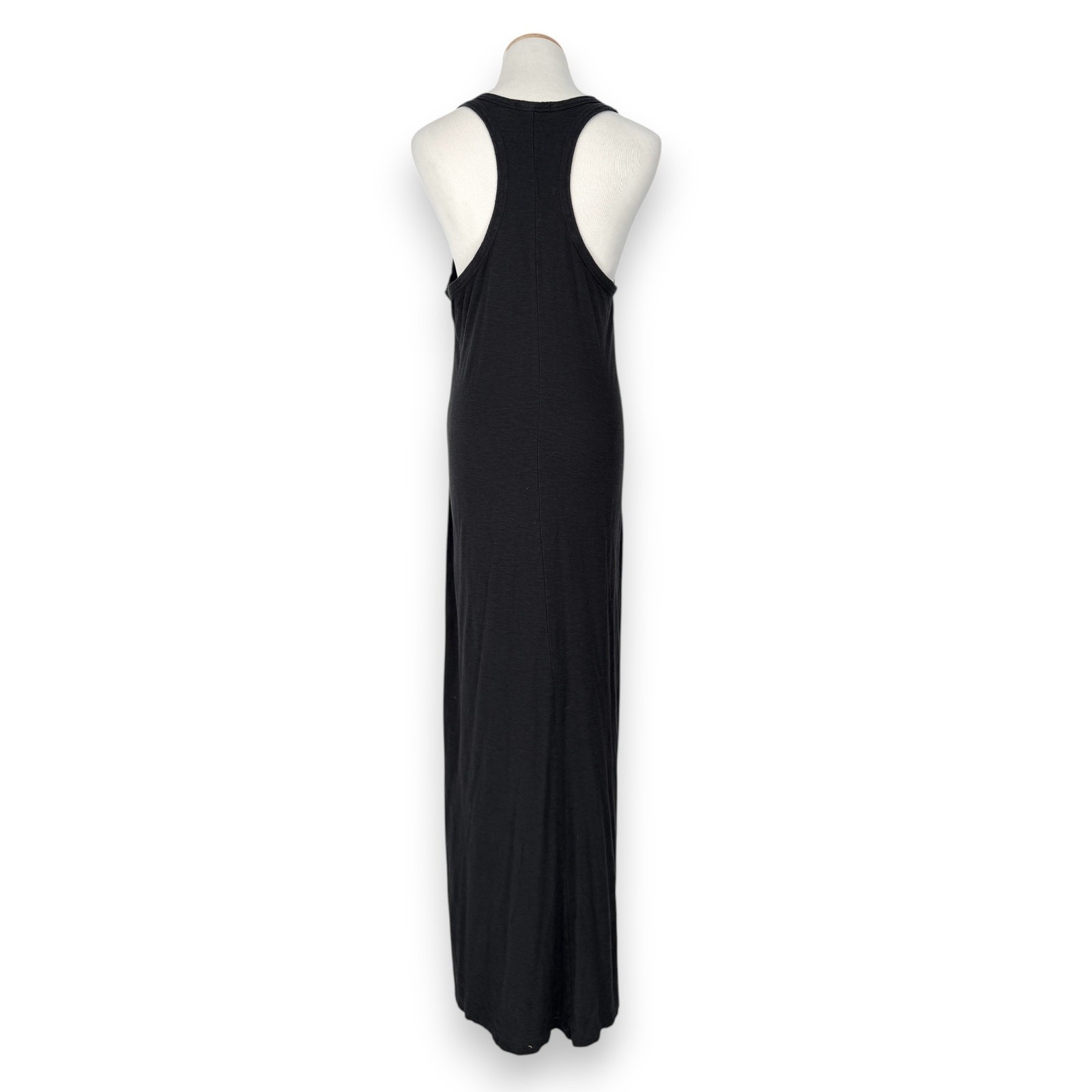 Standard James Perse | 3 | Black Scoop Neck Sleeveless Racerback Maxi Tank Dress