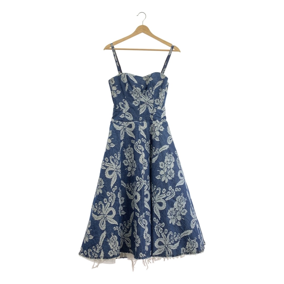 None |2019SS | Embroidery Tulle Layered Cut-off Volume Dress XS Used KLDR-0