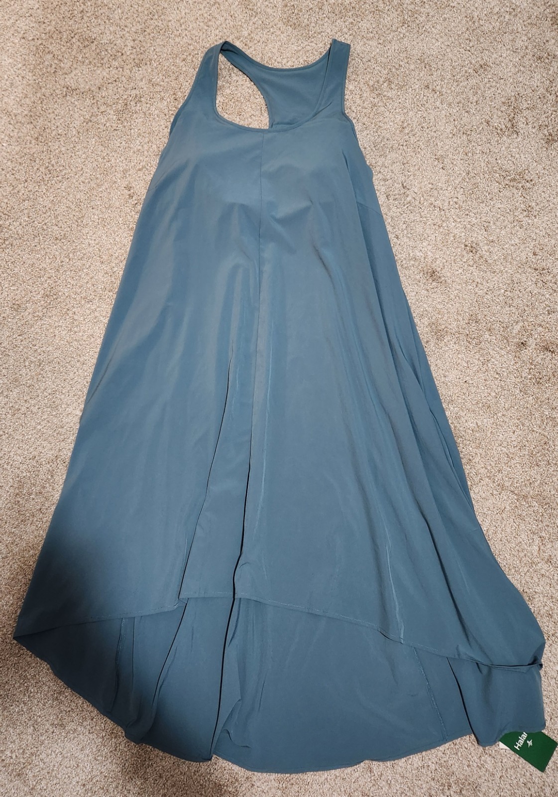 Halara Breezeful Womens Size 2X Stone Blue Racerback Sleeveless Dress Athleisure