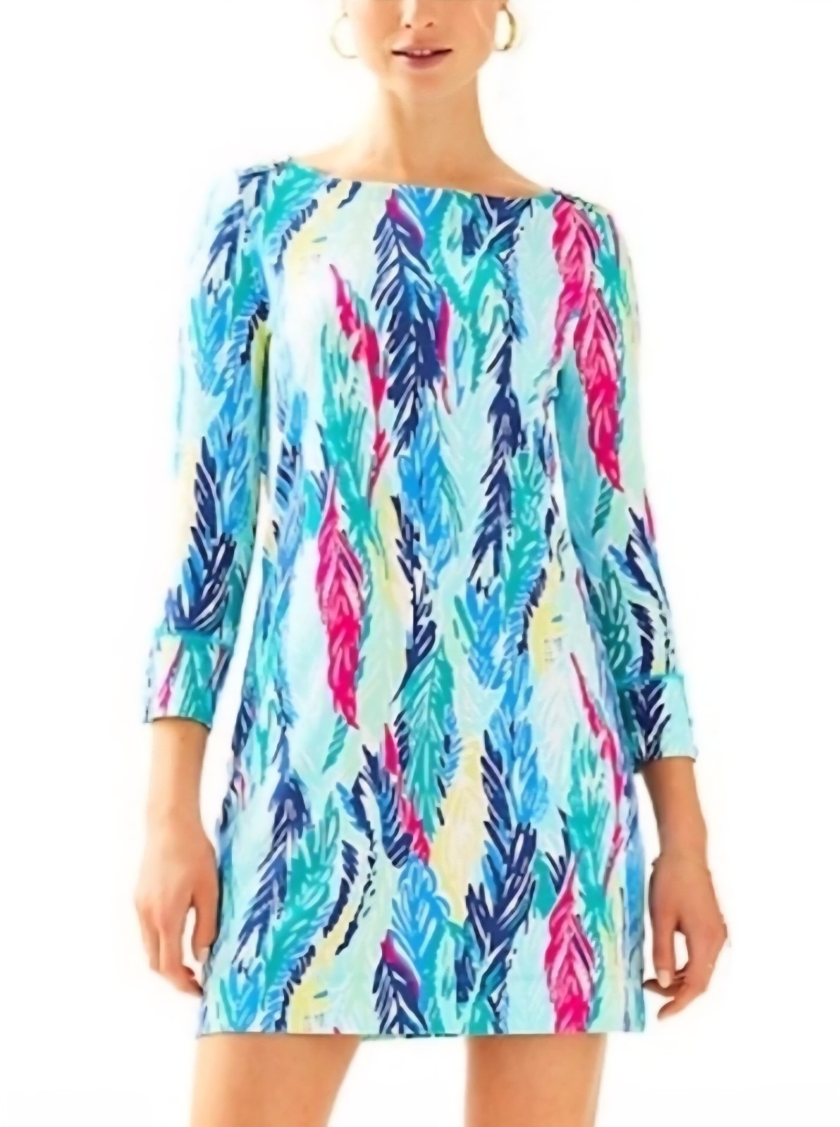 Lilly Pulitzer New Size Medium M Light As A Feather Sophie Bodycon Shift Dress