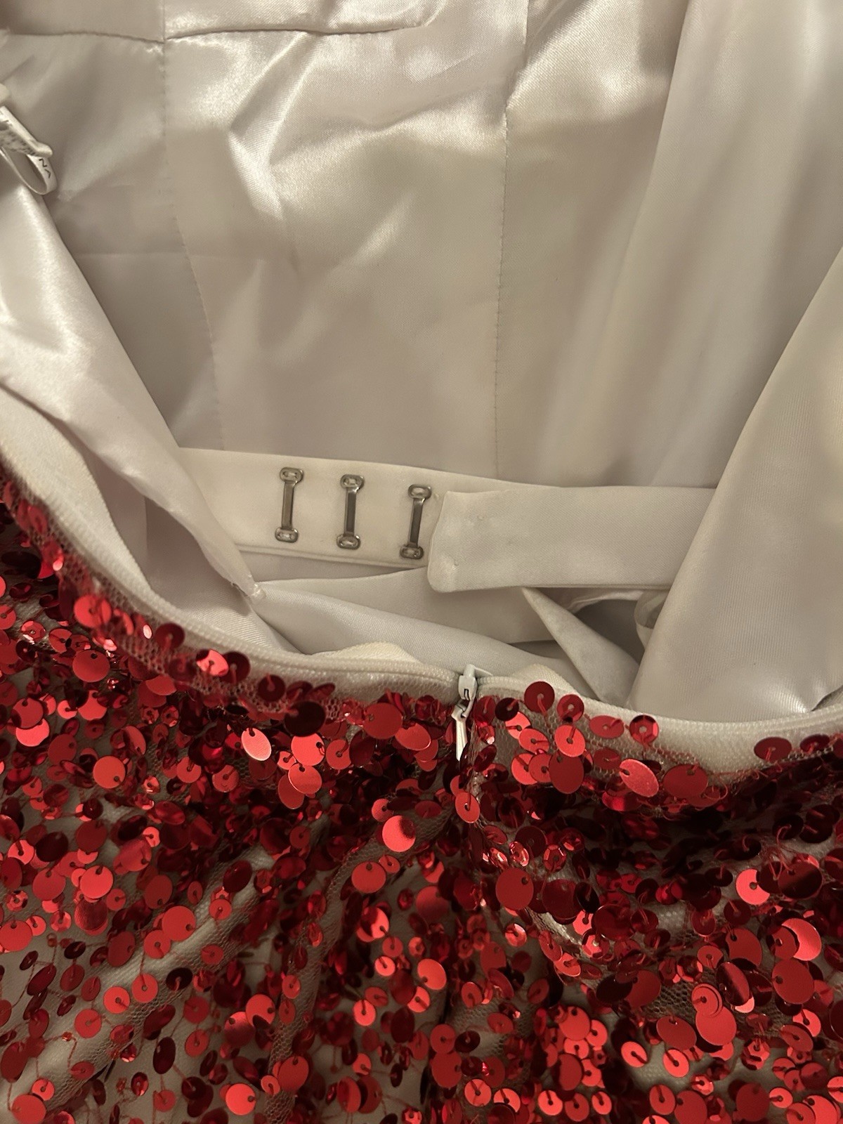 Vintage Beyond Jovani Red Sequin Dress Style #81120 Size 4