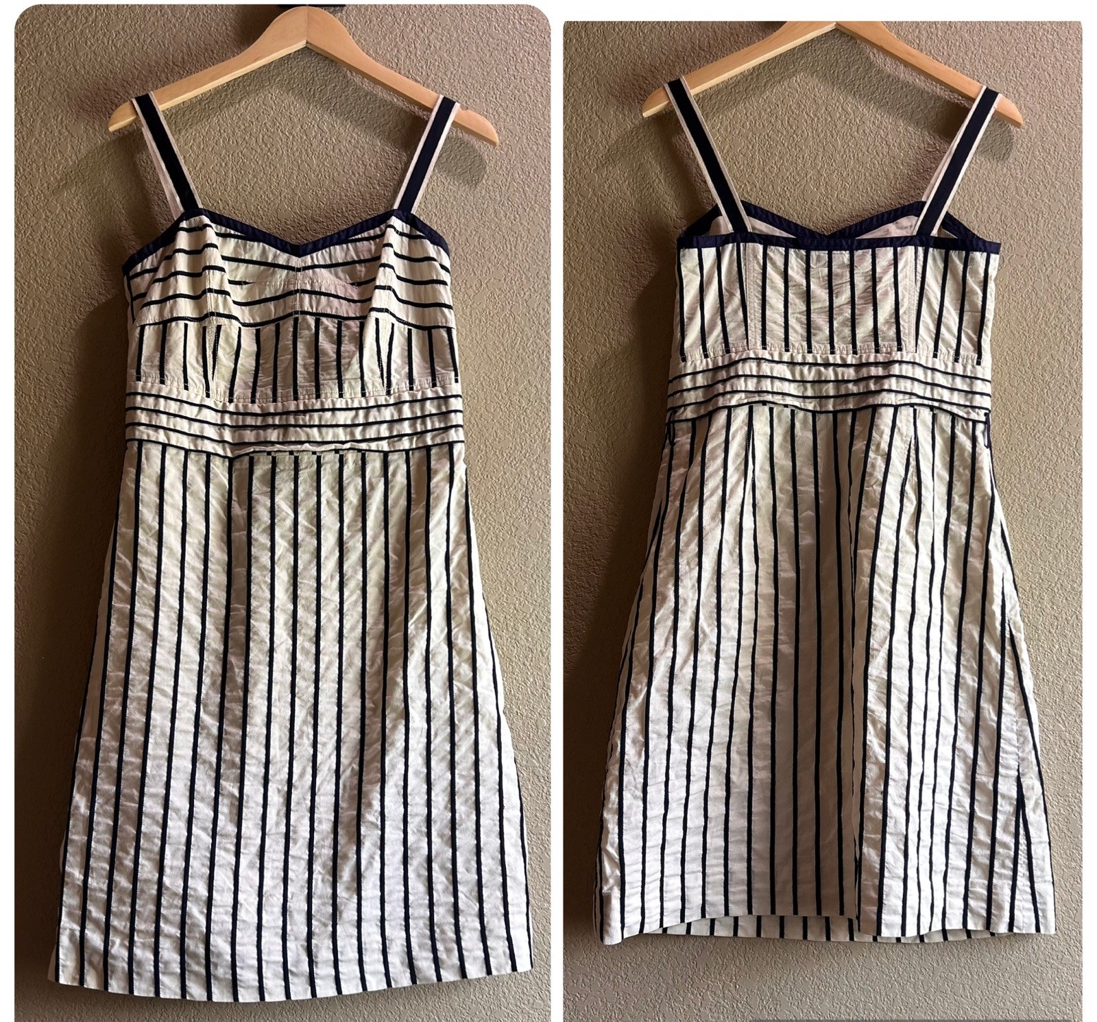 Tory Burch Kinsley Nautical Stripe Dress Cruise Sundress