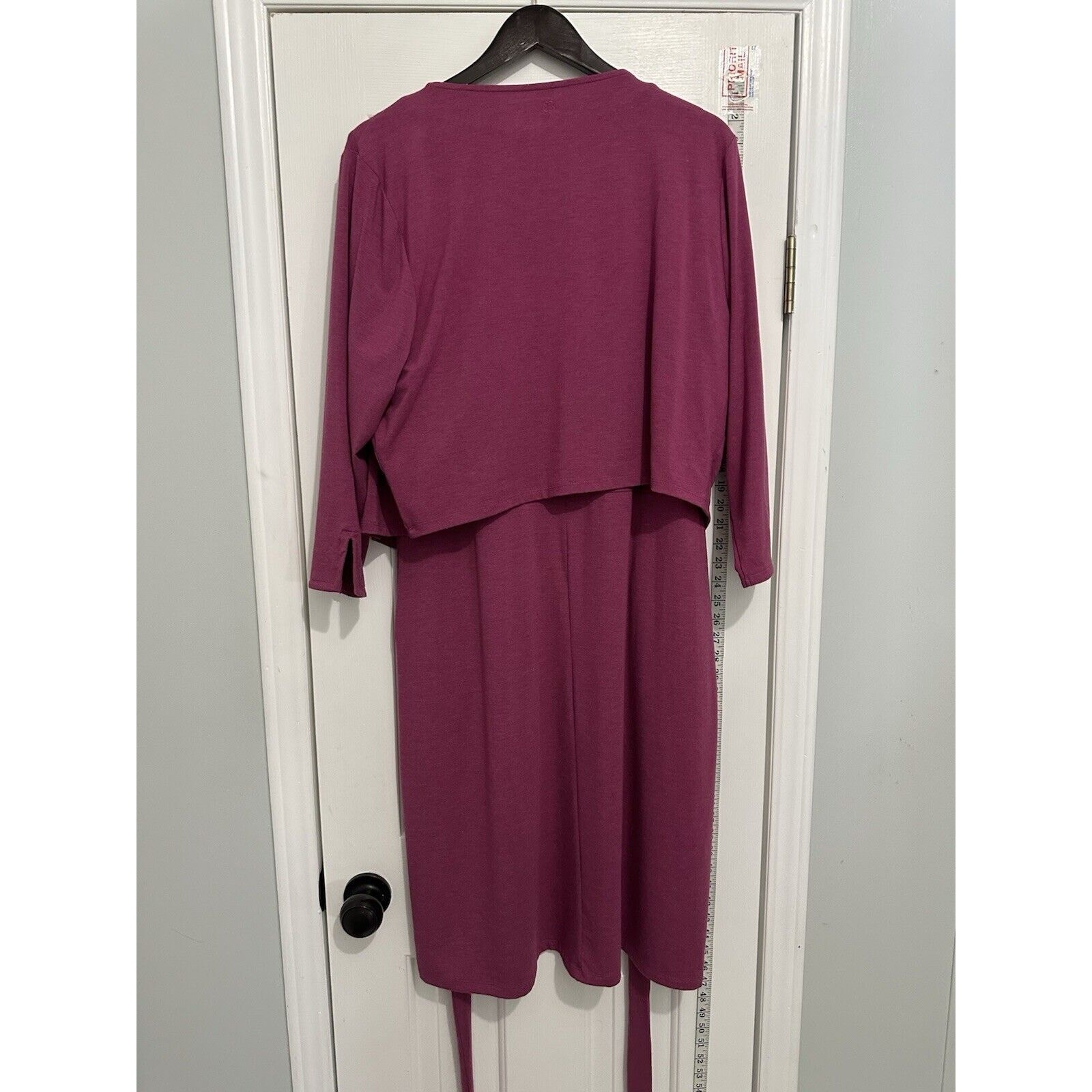Betabrand Dress Wrap Top Stretchy Comfort Maroon Set Lot 2pc Plus Size 2x