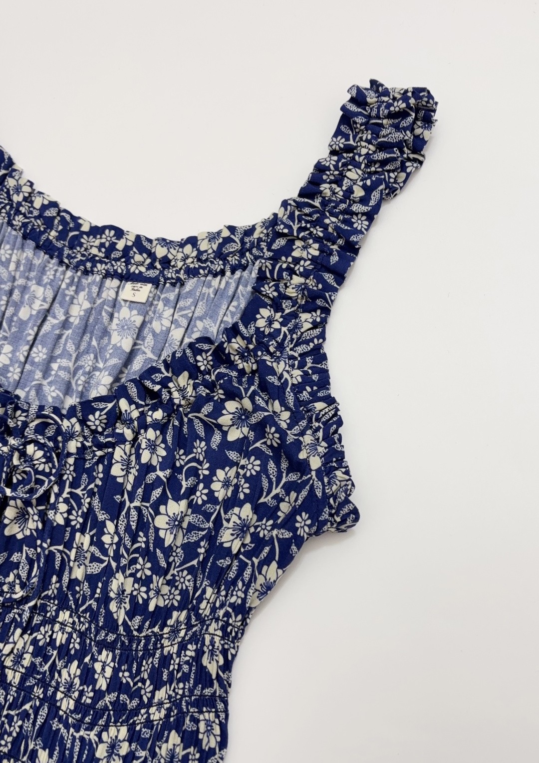 Women Doen Cotton Blend Floral Sleeveless A-line Midi Dress