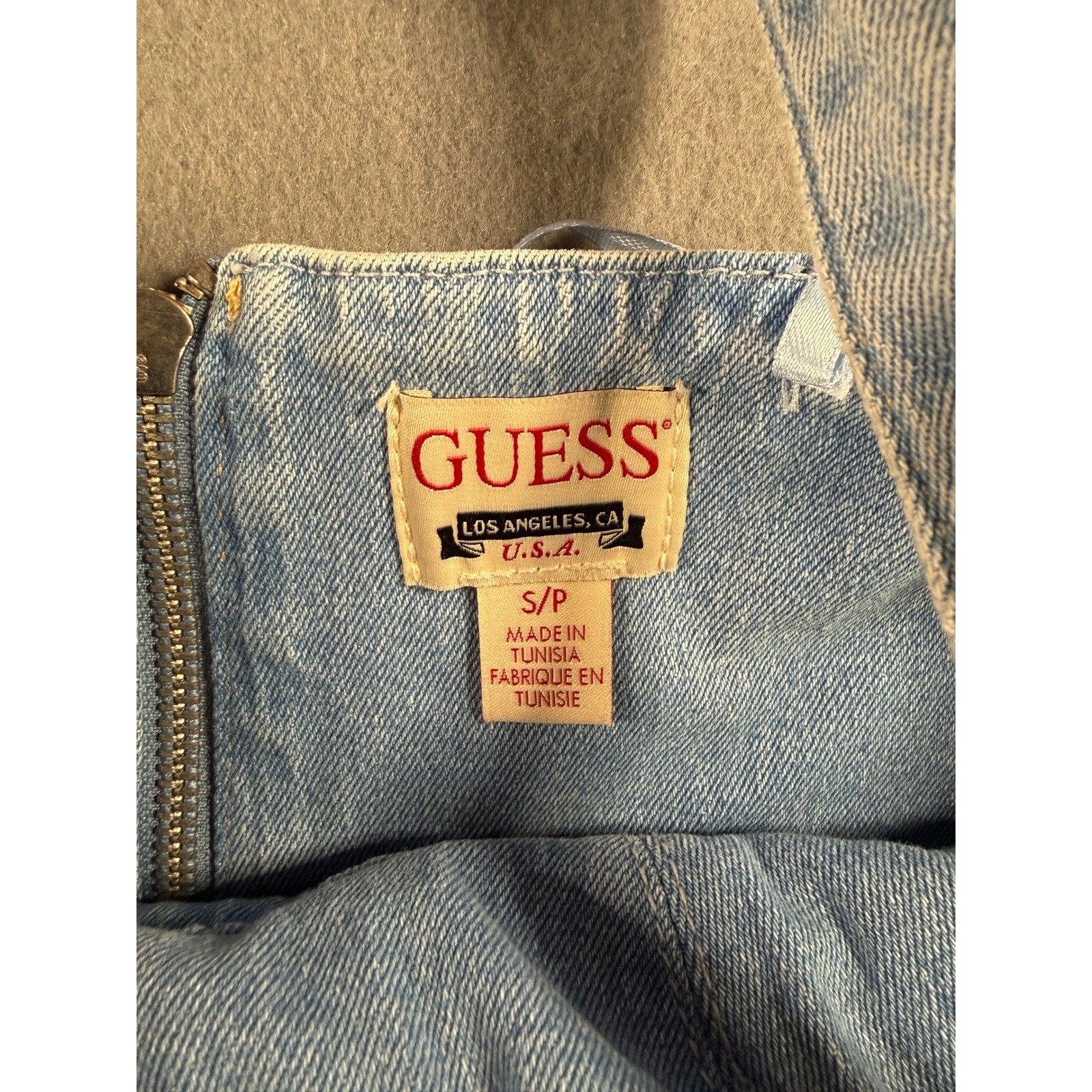 GUESS Lidia Denim Dress Light Star Blue Bodycon Mini Sweetheart Neck W4YK02D5DX2