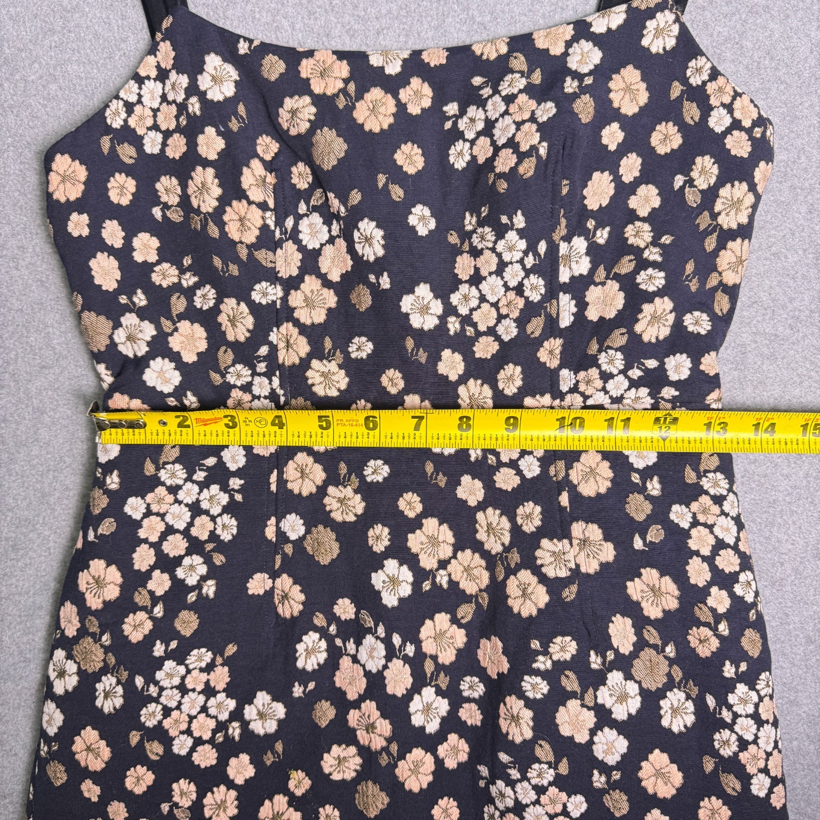 Maeve by Anthropologie Jacquard Navy Floral Mini Dress Women’s US Size 2