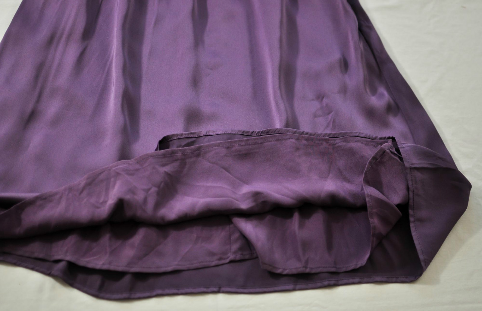 women’s one shoulder purple dressy short dress size 10 washable brand new