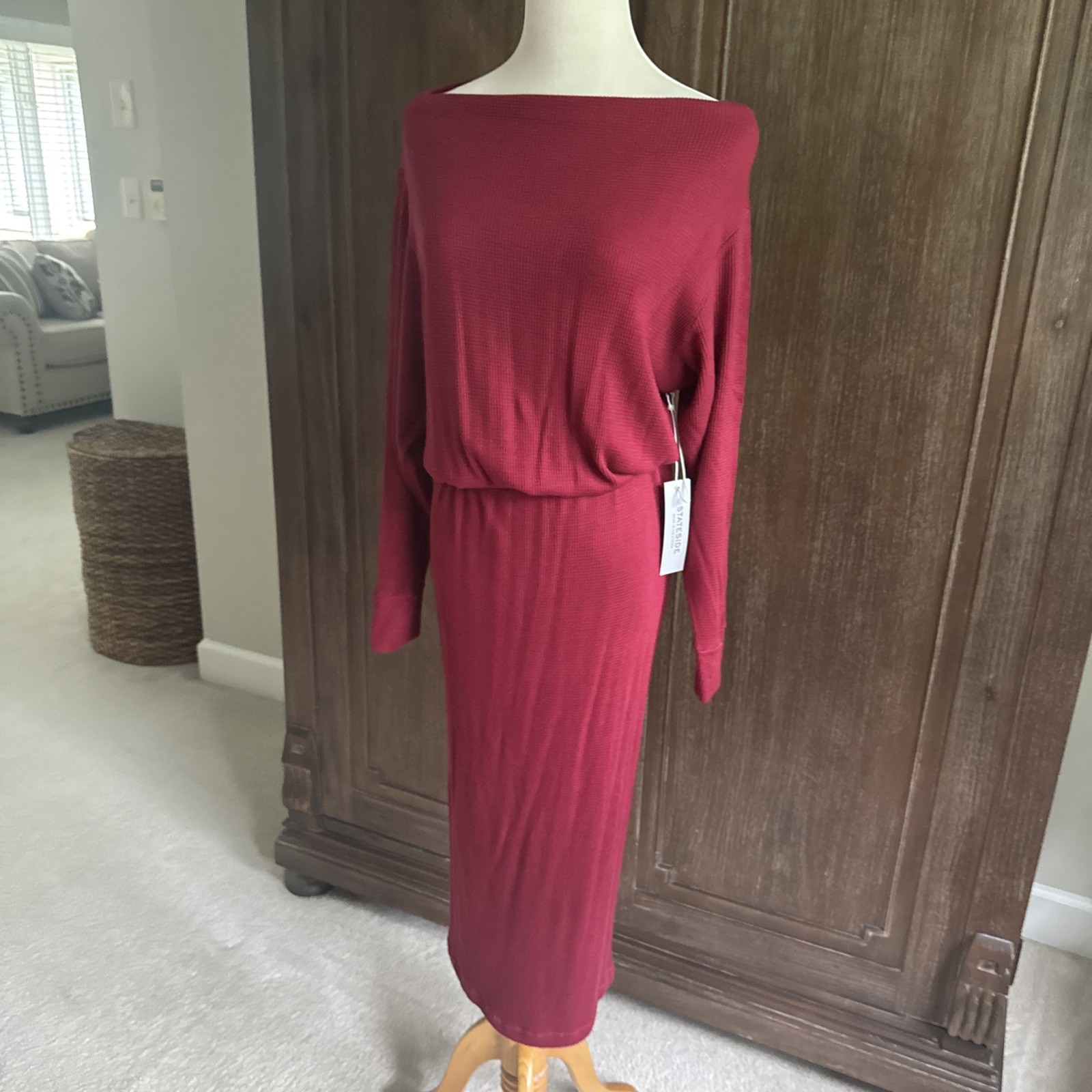 Stateside Fall Winter Thermal Midi Dress New NWT Women’s Small Ret $148