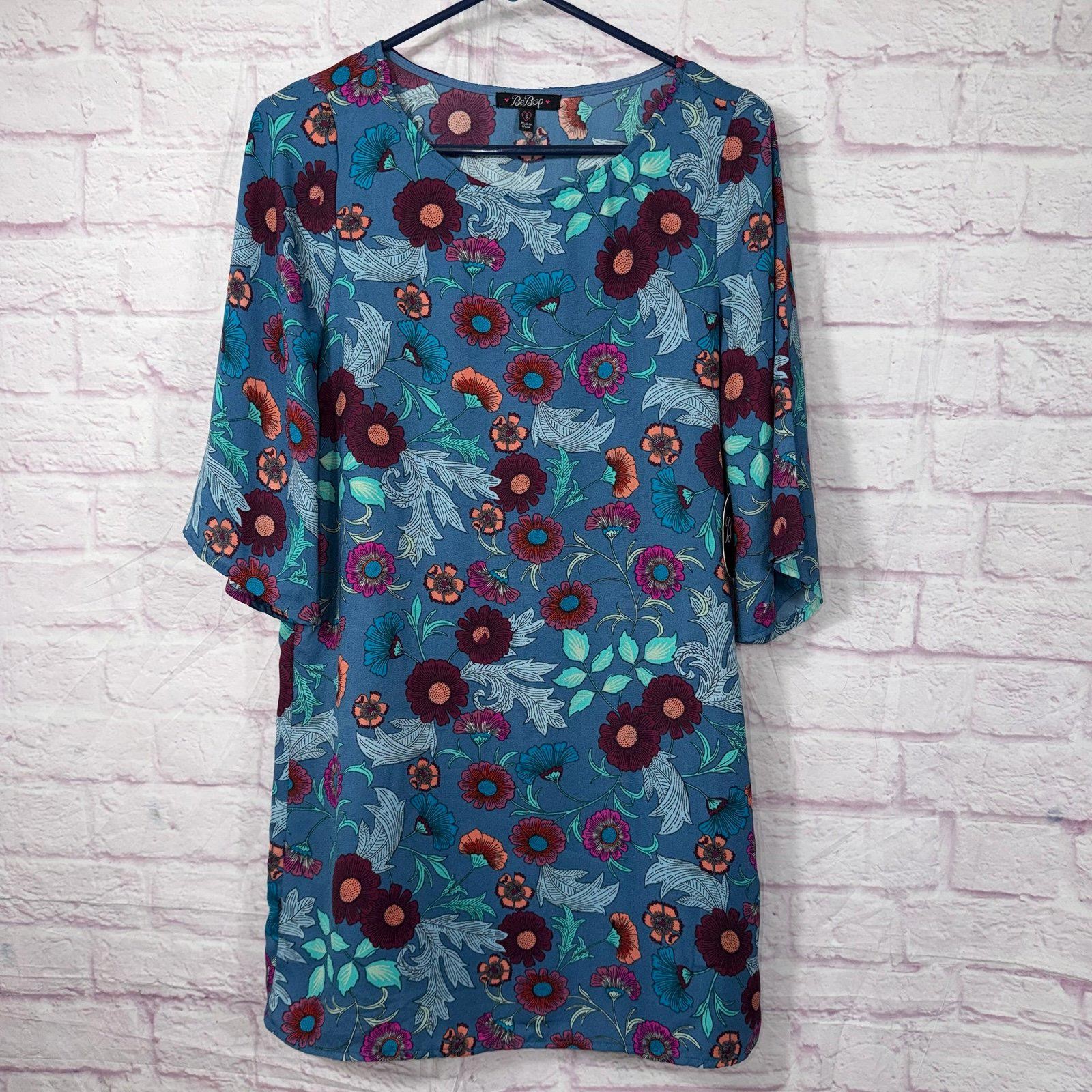 BeBop Floral Print Dress Size S NWT