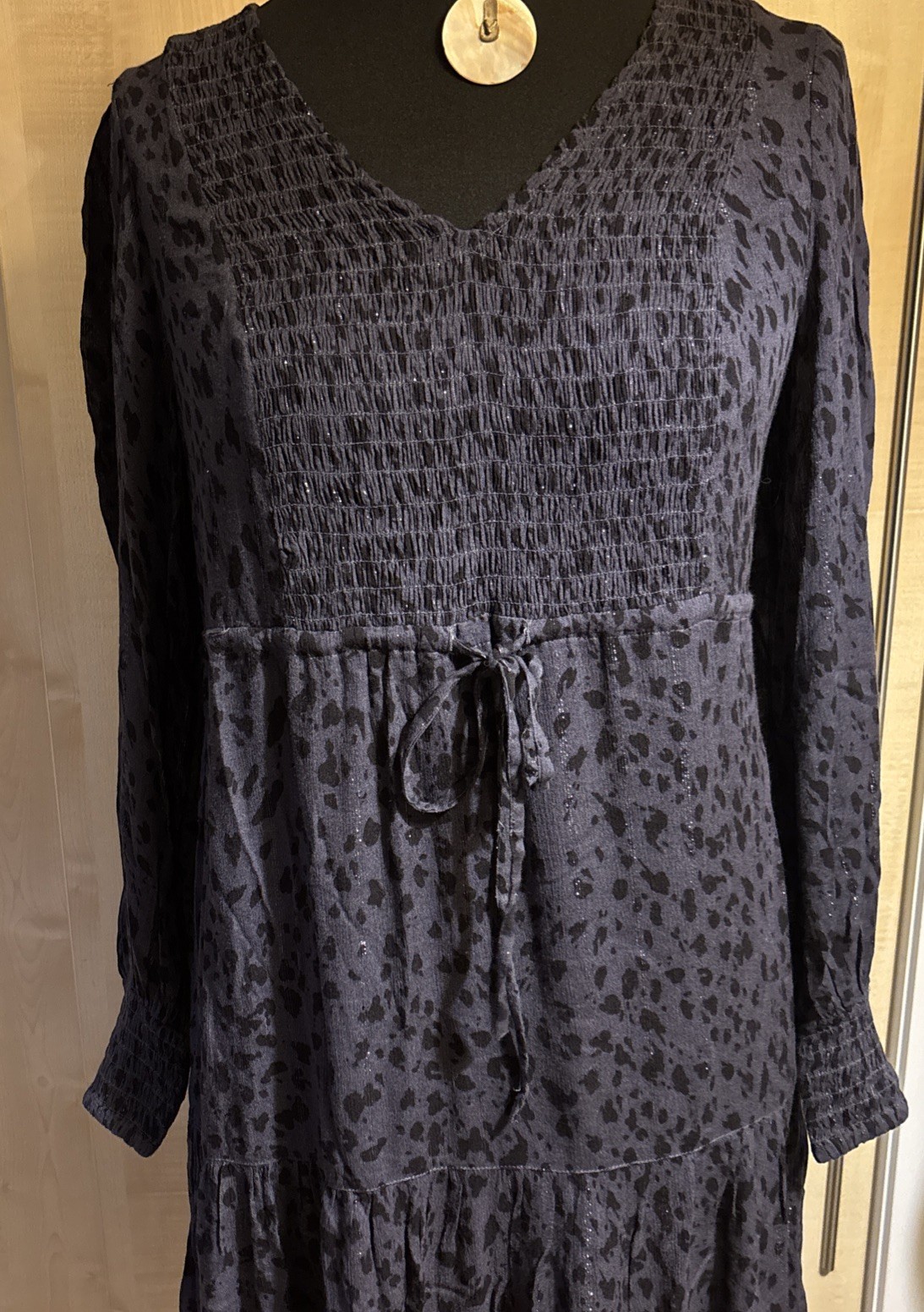 Gorgeous flattering Monsoon Summer Dress Size L (16) great for hols