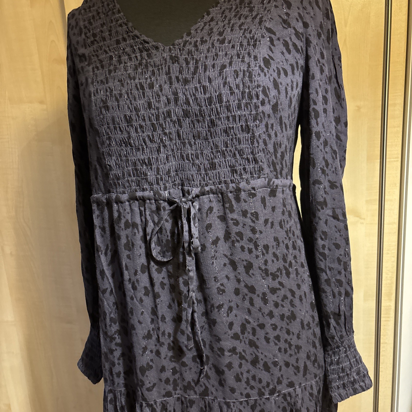Gorgeous flattering Monsoon Summer Dress Size L (16) great for hols
