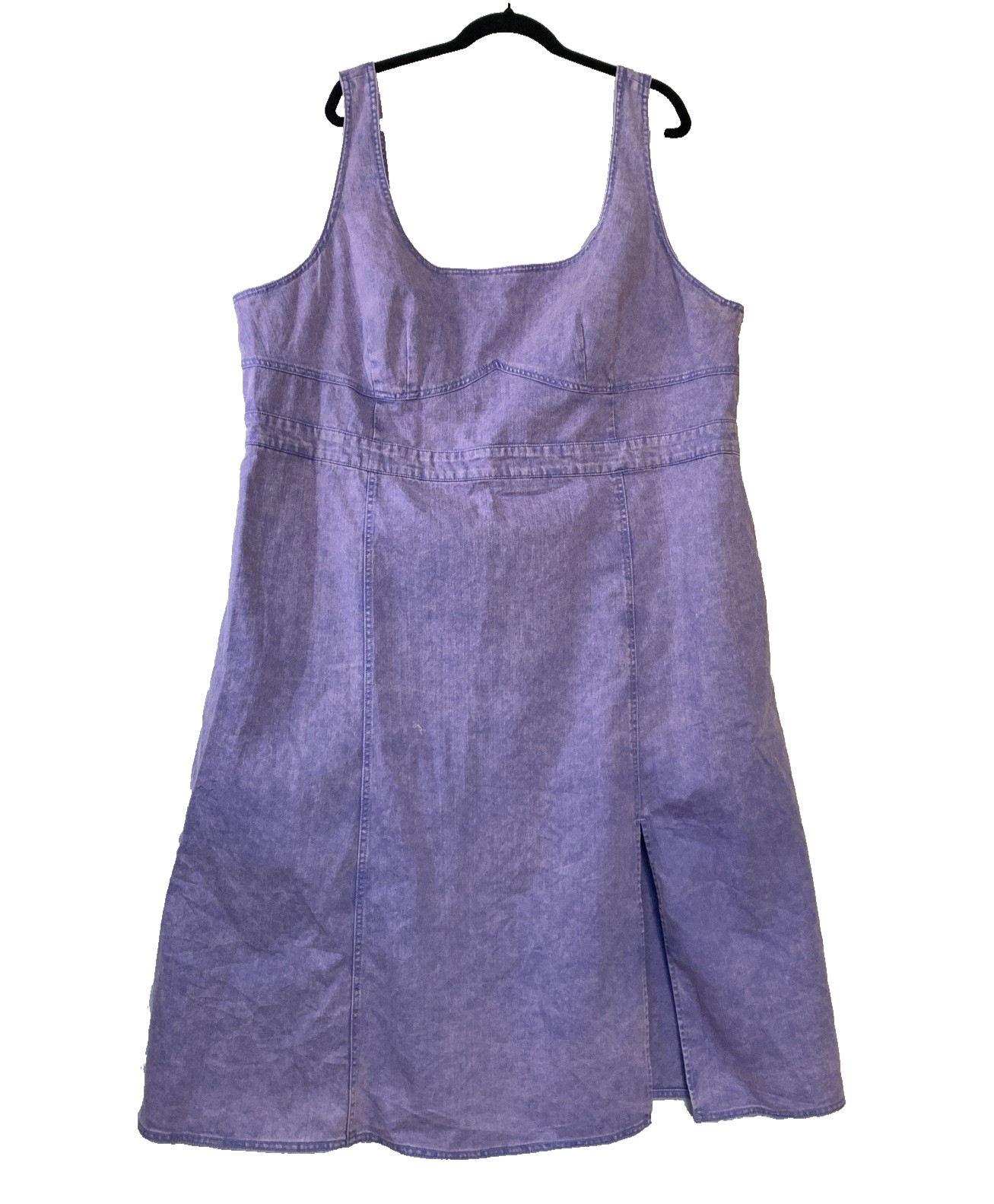 Future Collective Gabriella Karefa-Johnson Plus sz 26 Blueberry Denim Dress NWT
