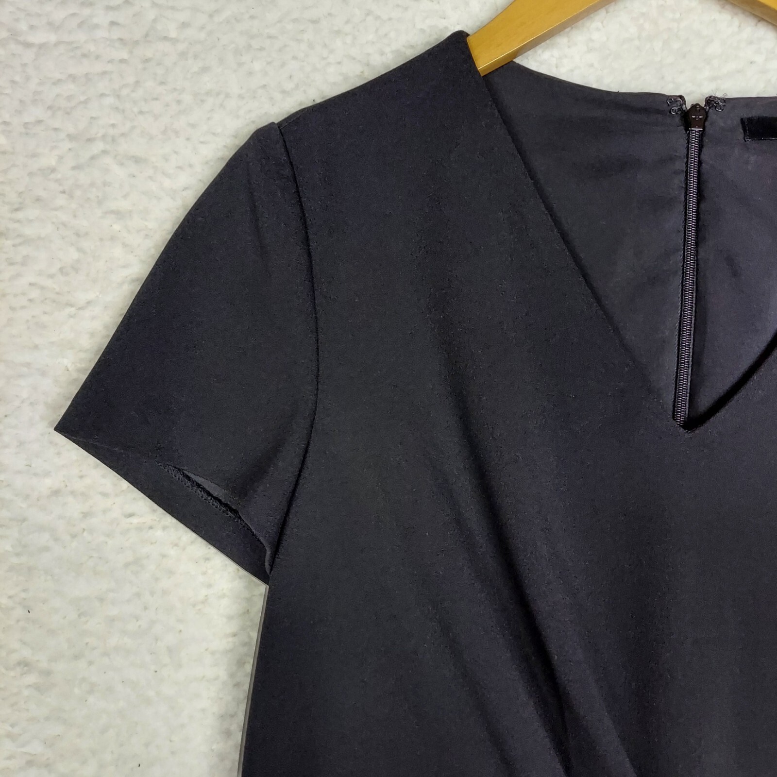 Cynthia Steffe Aline Dress Womens 6 Short Black White Colorblock Career Office