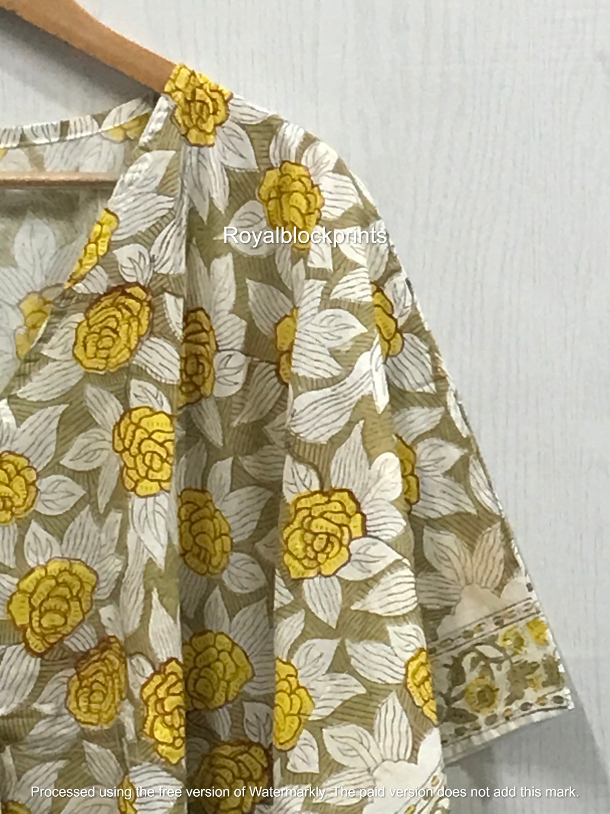 100% Cotton Long Beach Maxi Kaftan Dress Caftan Kimono for women, Handmade Dress