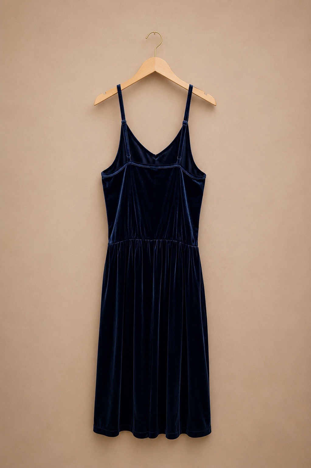 Old Navy Women’s XS Blue Velvet Crop Jumpsuit V-Neck Spaghetti Strap