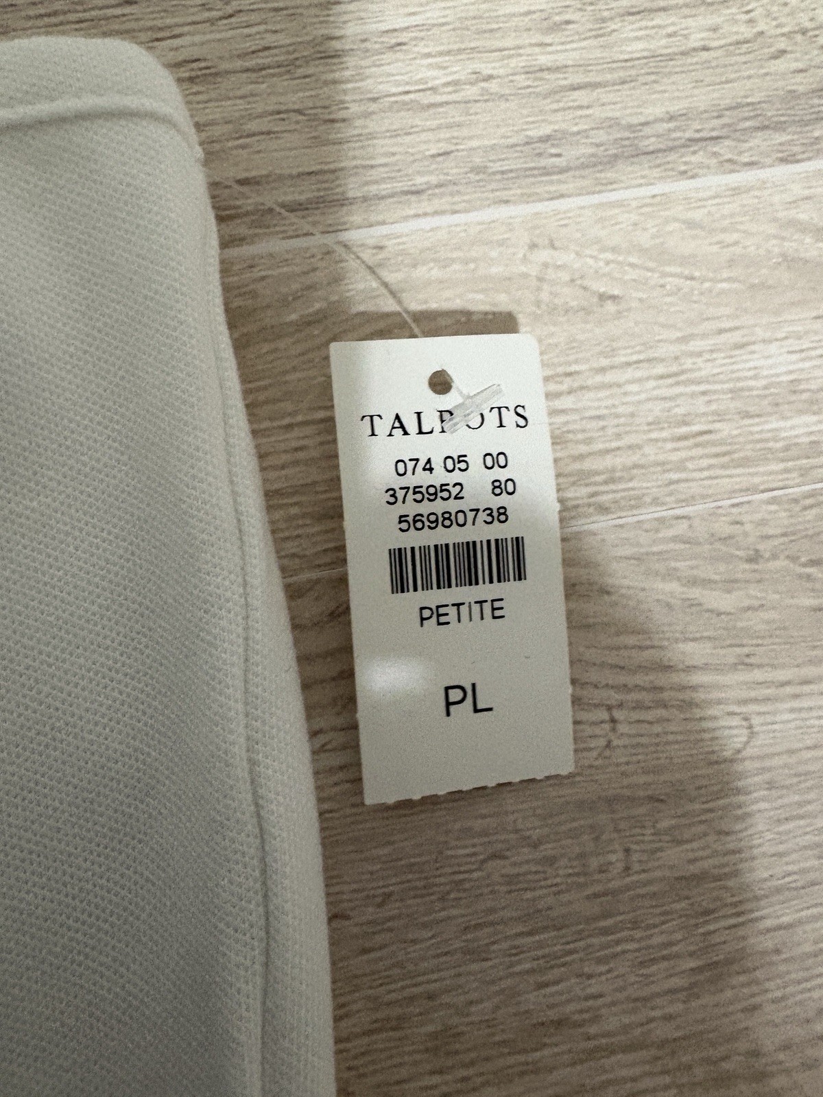 T By Talbots Dress Large Petite White Pique Embroidered Pickleball Sleeveless