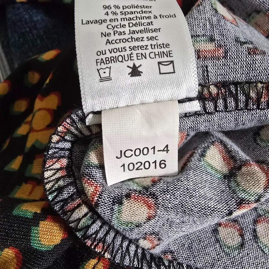 LuLaRoe Julia Dress Medium M Black Red Green Earthy Geometric Bodycon Midi