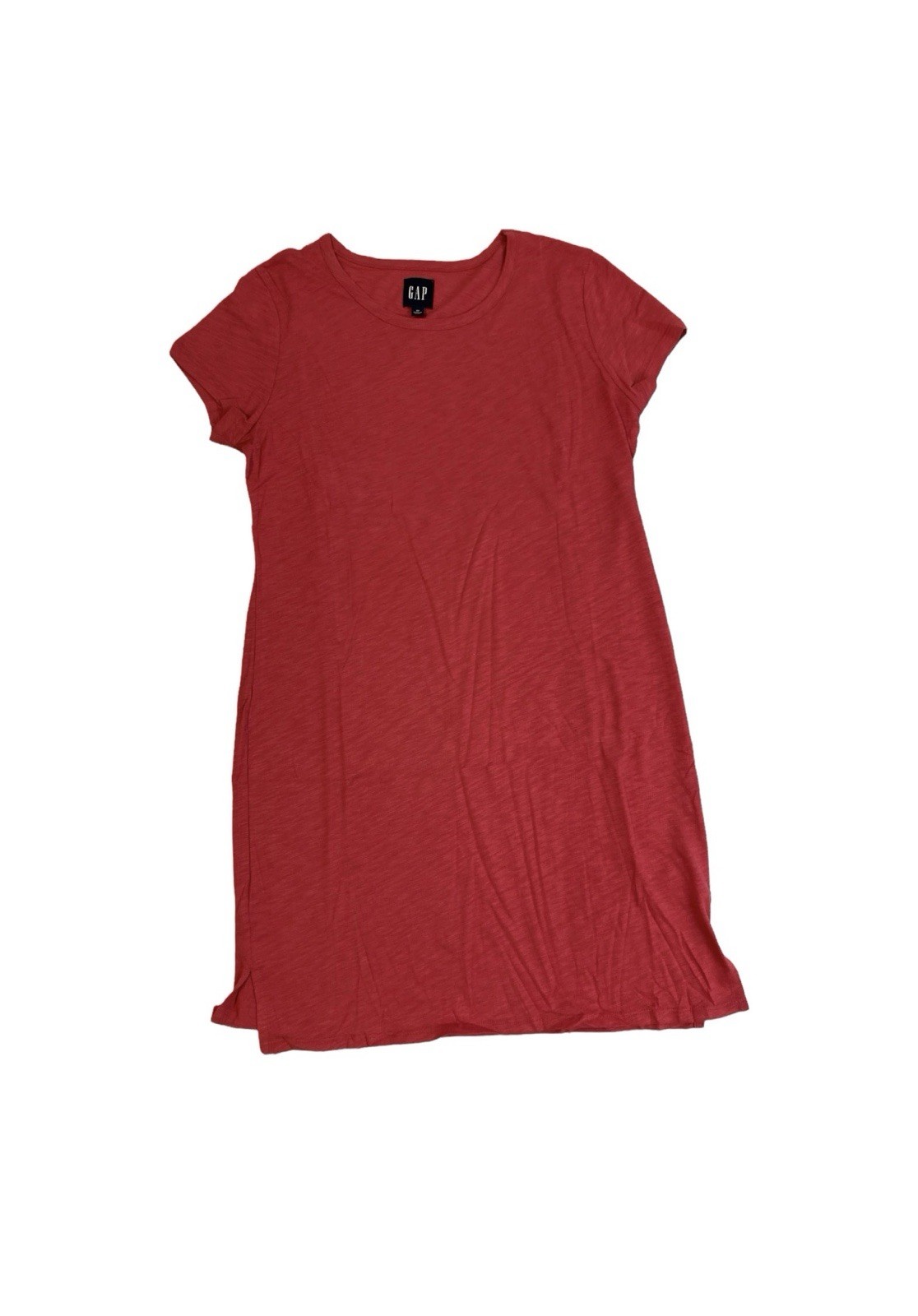 Gap Women’s Knee Length Relaxed Fit Lightweight T-Shirt Dress Red Size X-Small