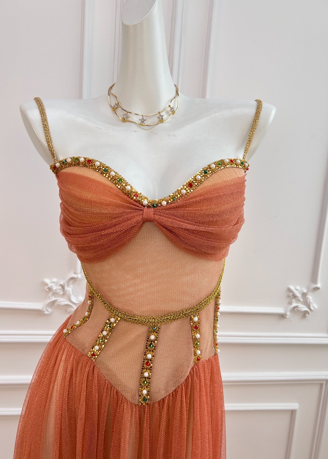 Women’s Custom Made Prom Dress Rhinestone Tulle Evening Gown Custom Size
