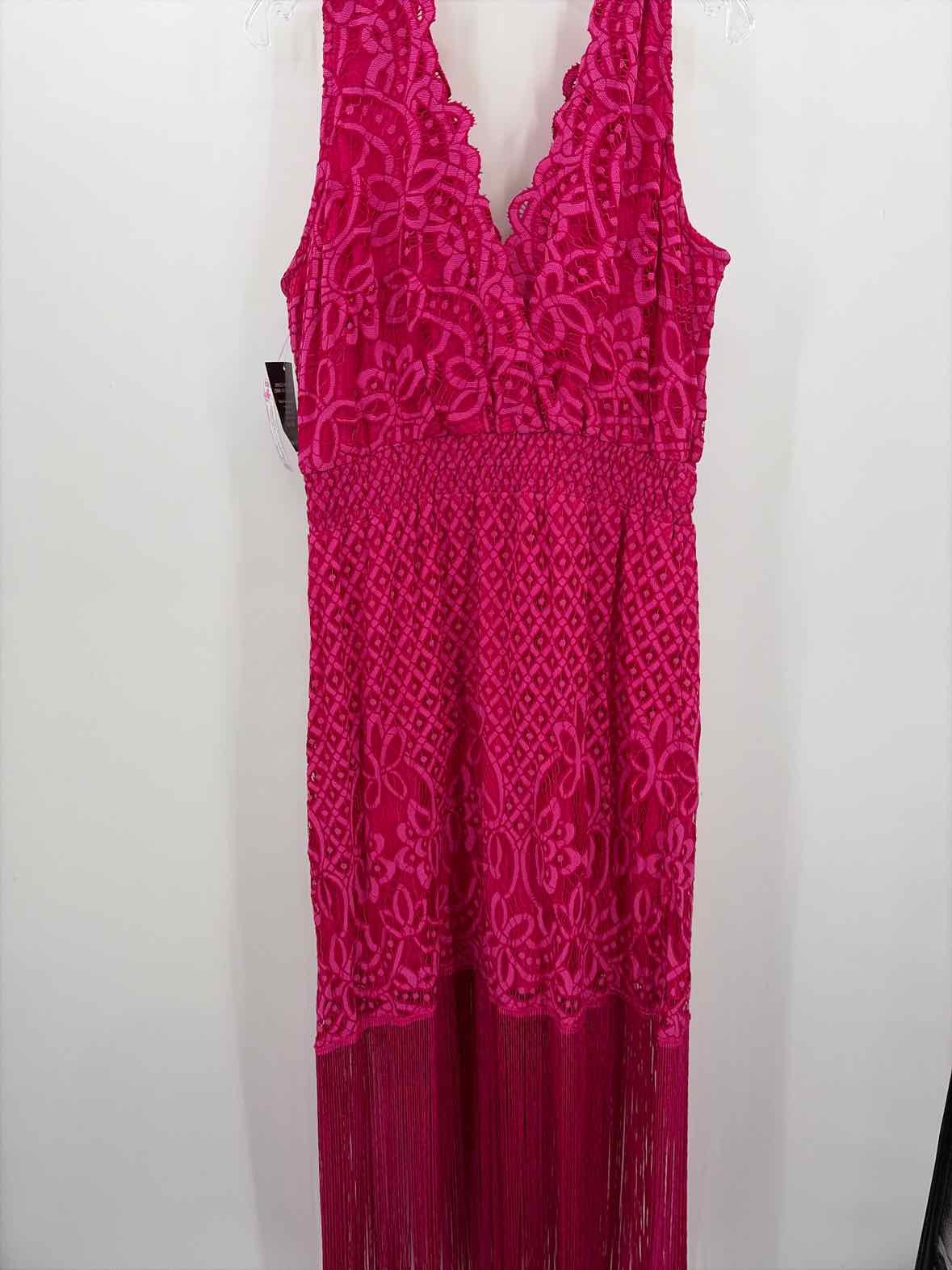 Pre-Owned Boston Proper Pink Size Medium Maxi Sleeveless Dress