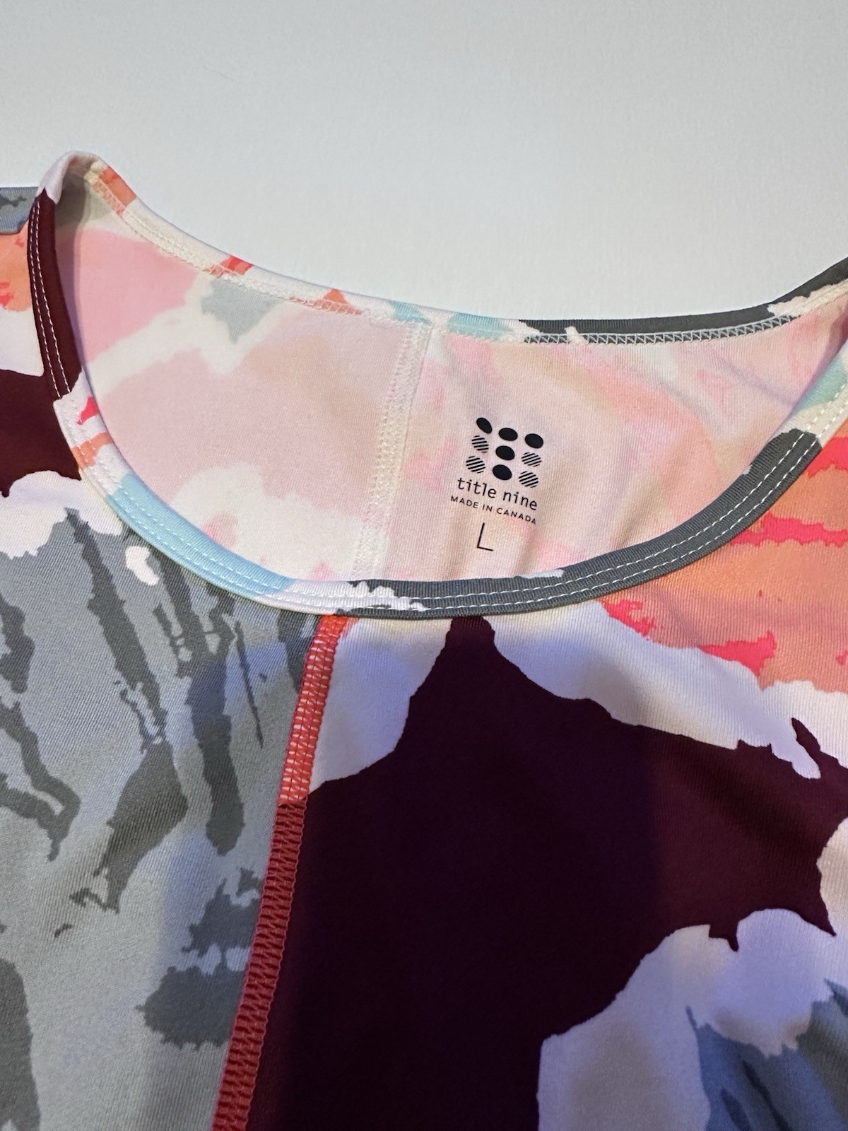 TITLE NINE Floral Dream Athletic Dress Sleeveless Performance Tennis Golf Large