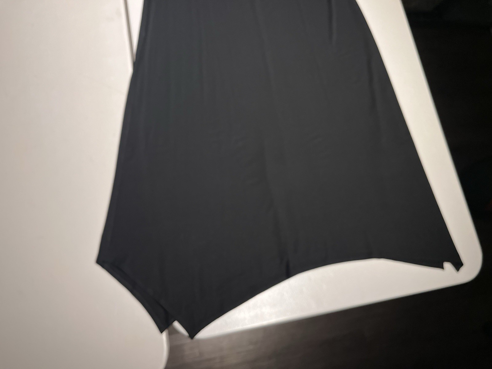 Eileen Fisher Dress Women’s Medium Black Tencel Lyocell Spandex Sleeveless Maxi