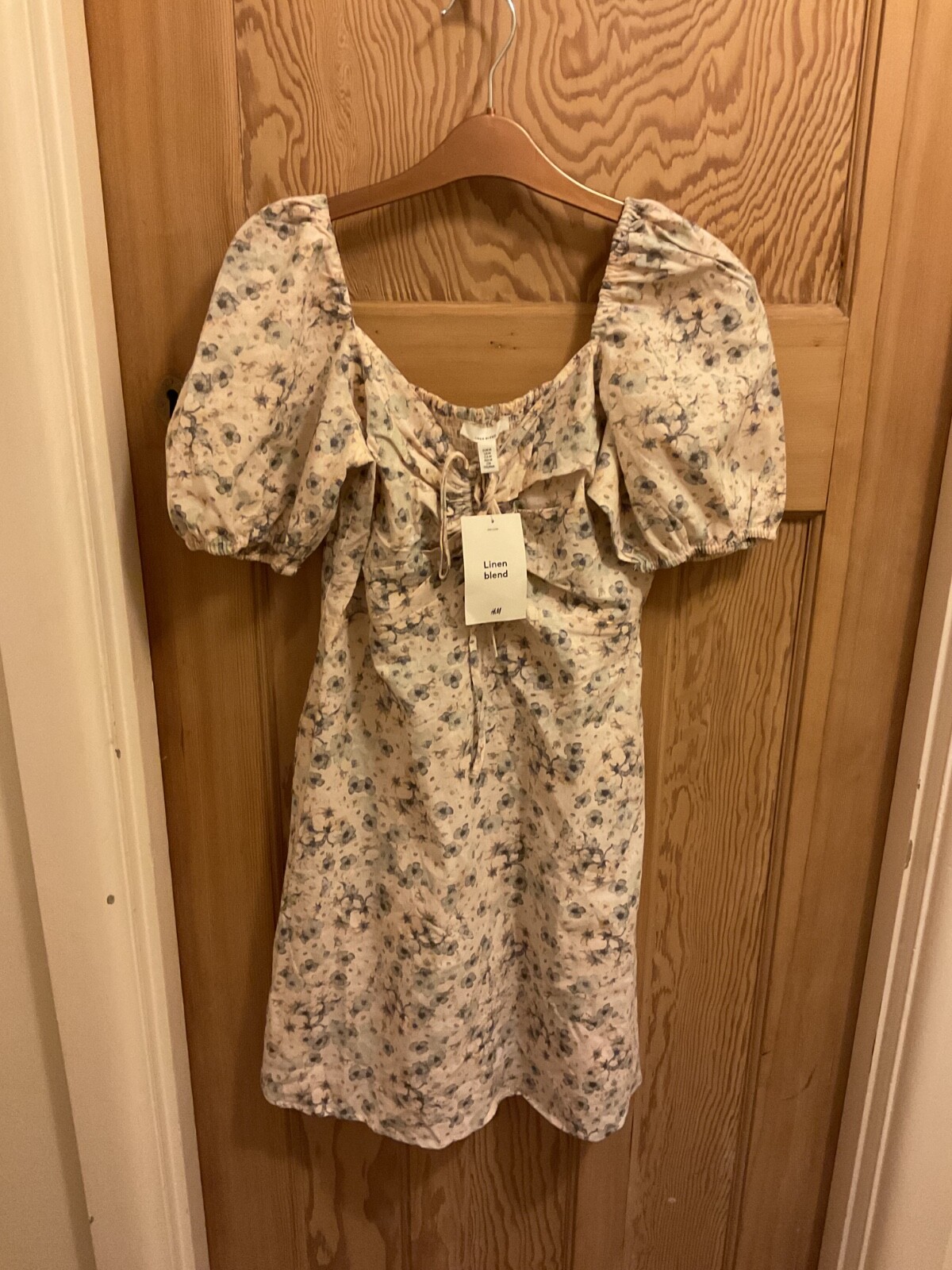 H&M Dress – Linen Blend Size Medium- Bust 36 Inches