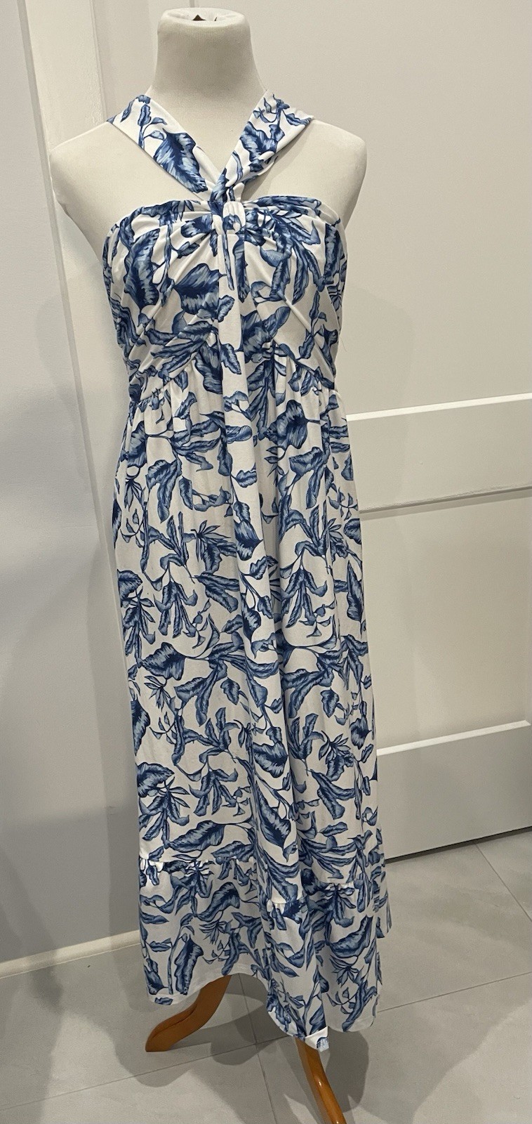 GRACE KARIN Women’s Large Criss Cross Halterneck Sleeveless Summer Floral Print
