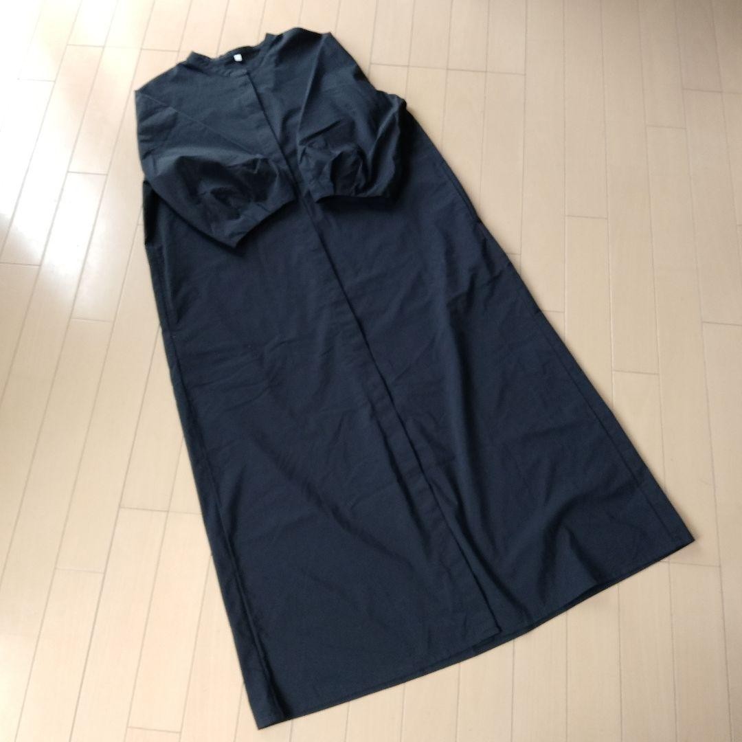 MUJI No Collar Long Shirt Dress Outerwear