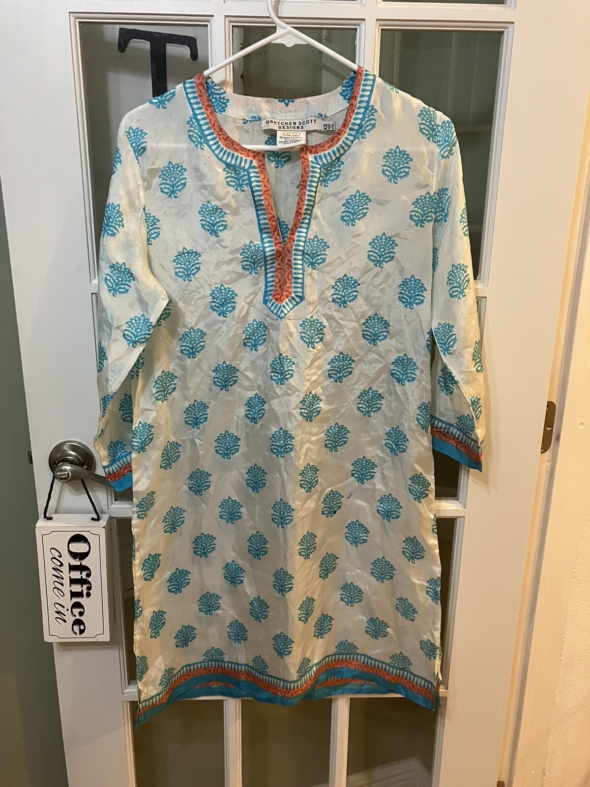 Gretchen Scott silk dress XS dry clean only