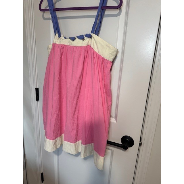 Disco Honey Baybrook Dress Pink White Blue Sleeveless Mini Summer Cute