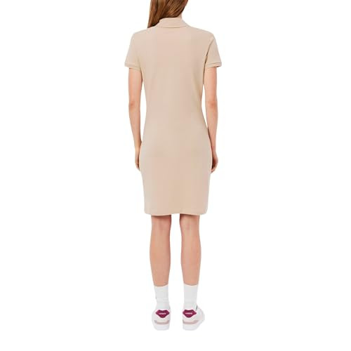 Lacoste Women’s Slim Fit Stretch Petit Piqu Polo Dress Size 44-12